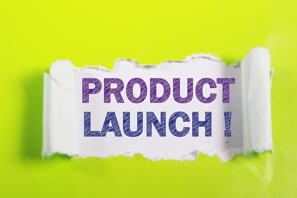 Product Launch, Motivational Business Marketing Words Quotes Concept